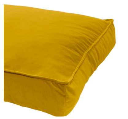 Velour bed pillow for dogs M