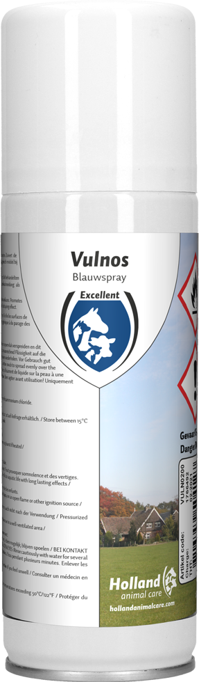 Vulnos blue spray wound treatment