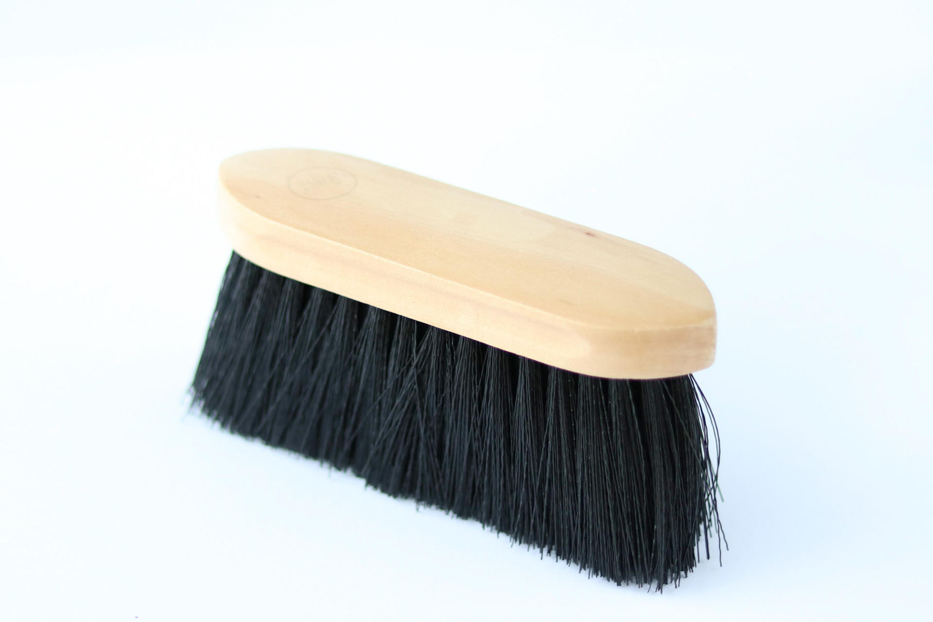 Long bristle brush for horse care