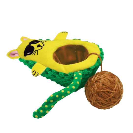 Wrangler Avocado shape cat toy