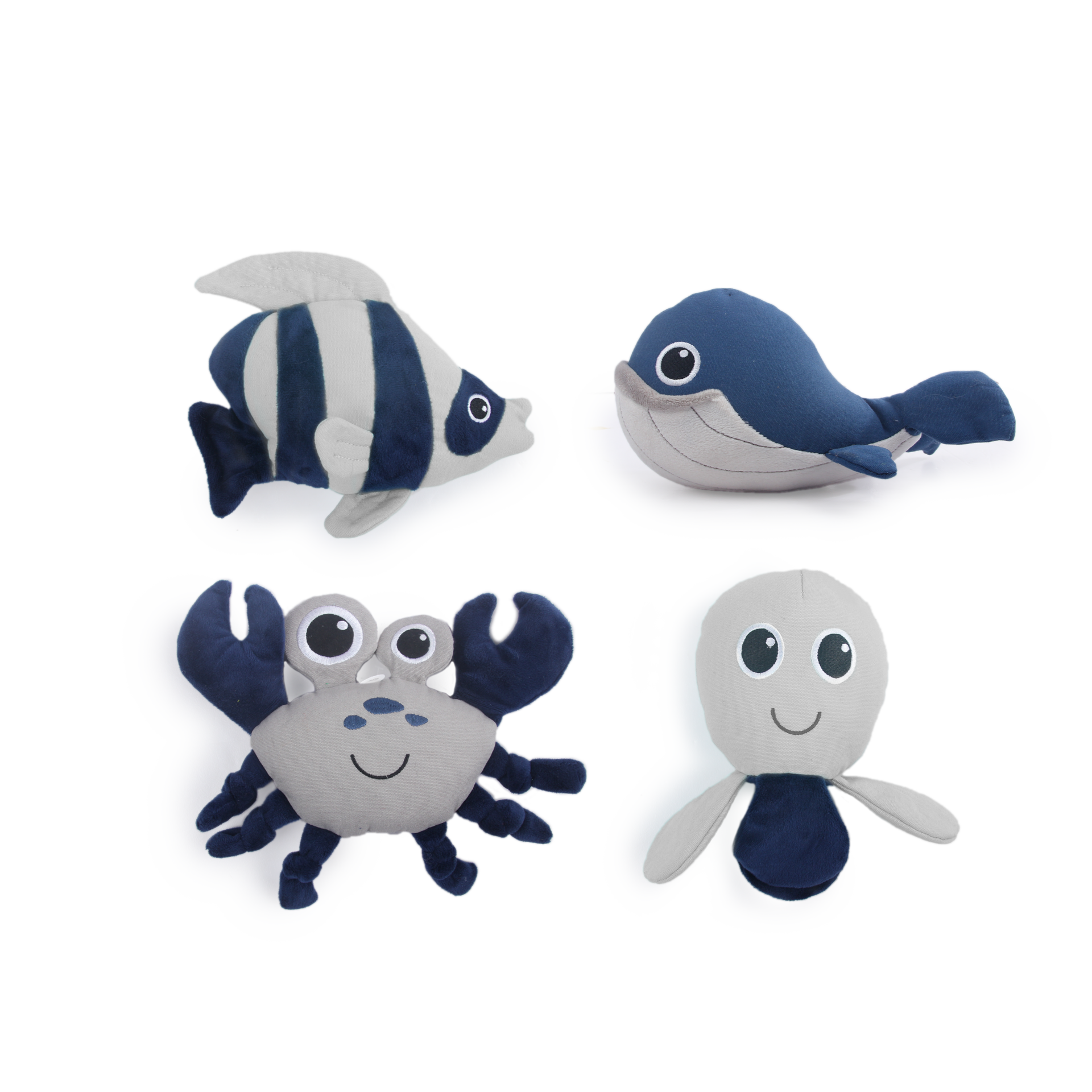 Sea Life 24pcs plush dog toy