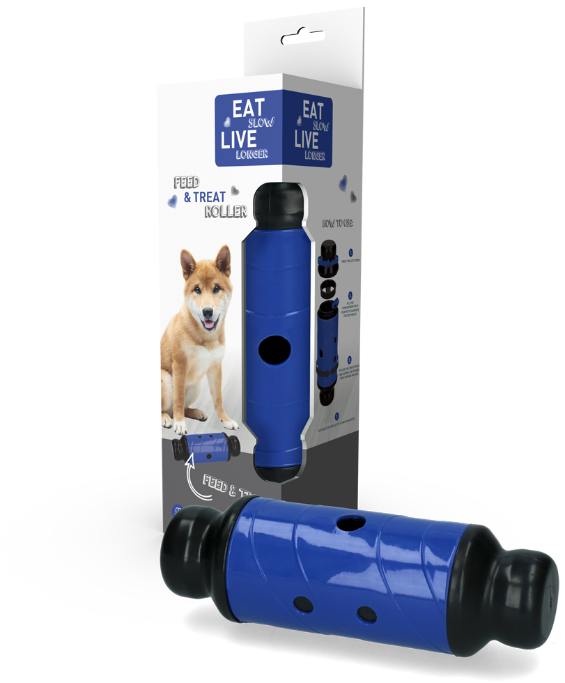 Slow feeding roller for dogs L