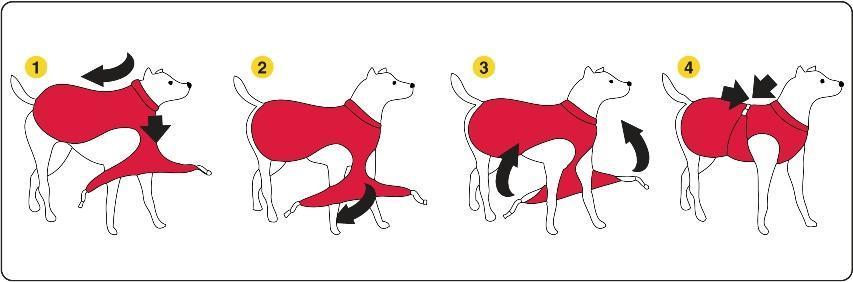 Flea and tick jacket 4xs-S