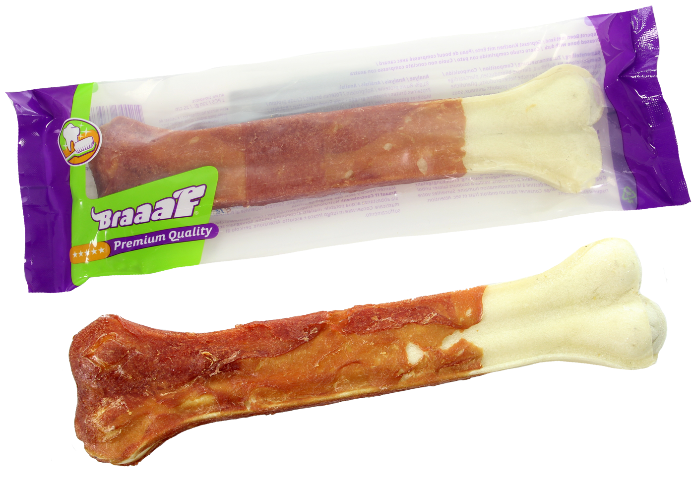 Pressed duck bone 25 cm