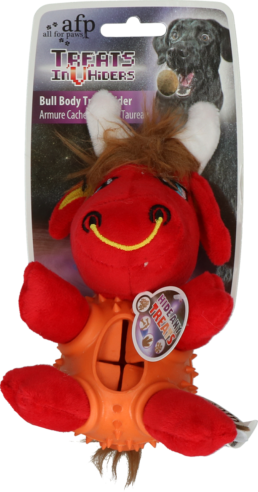 Bull Body Treat Hider dog chew toy