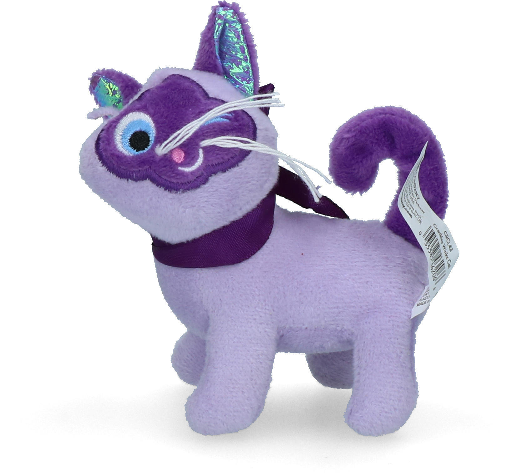 Winking crunchy cat stuffed with catnip plush cat toy