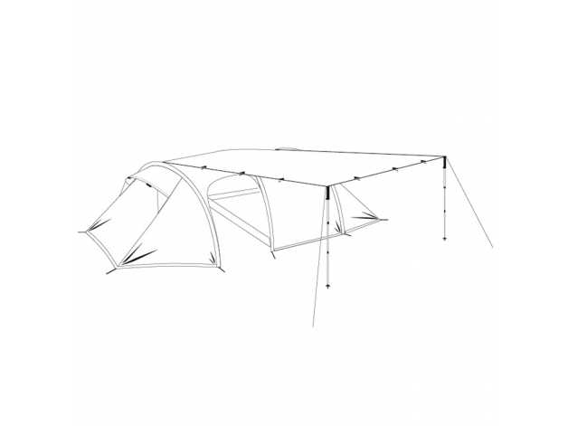 Turist 2 tarp  2  3 x 3 m