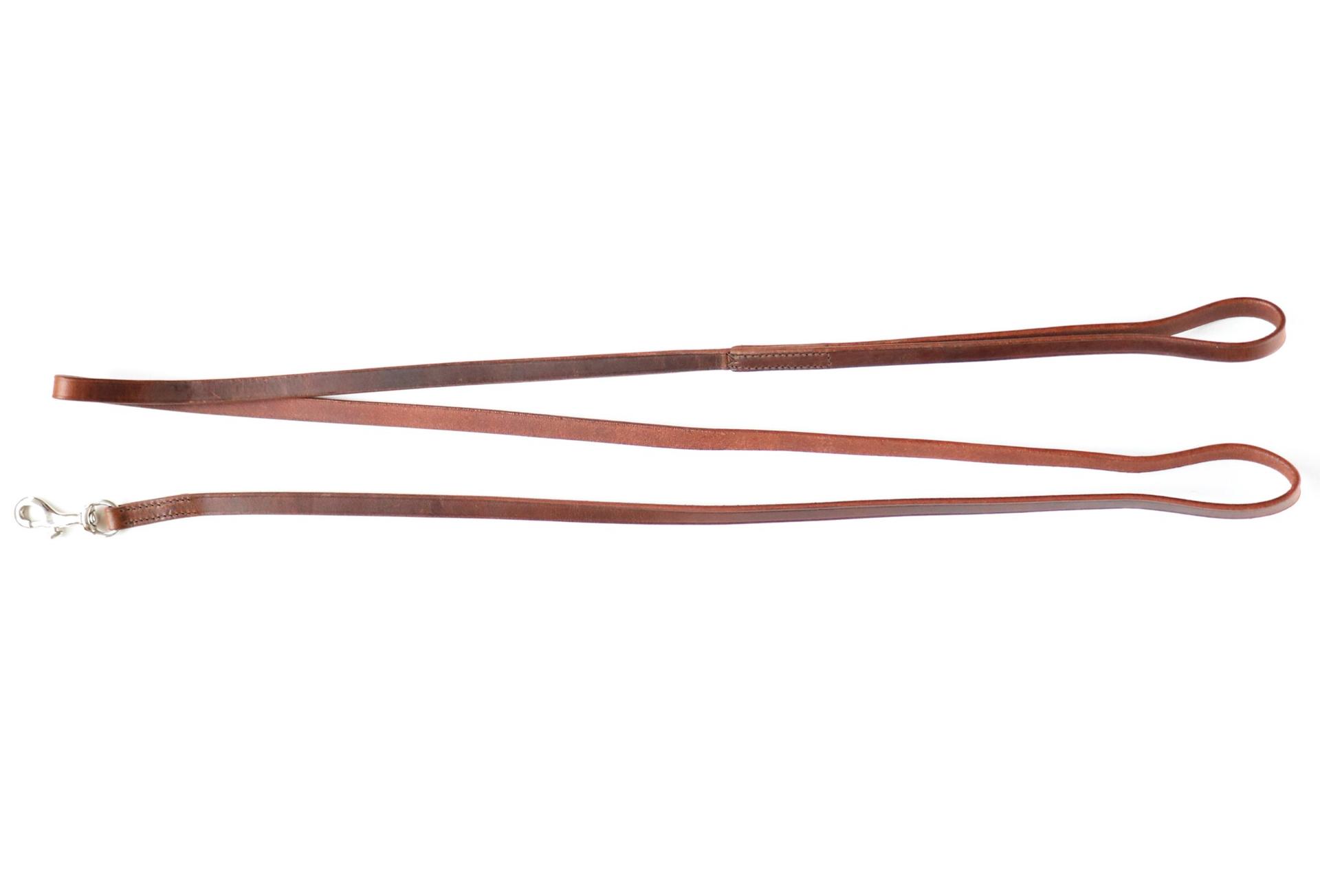 017 Leather puppy leash black 180cm special