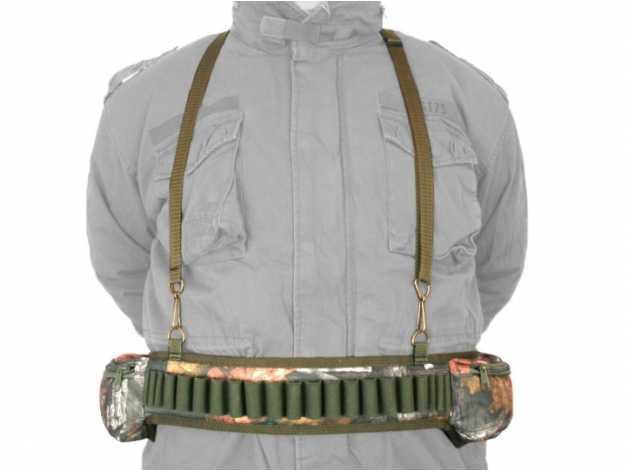 12/16 P-002 Support belt with camouflage hunting pattern