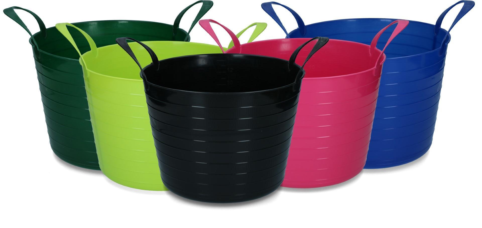 bucket V Trug flexi blue 14 l stable livestock feeding drinking technology feeding bowls