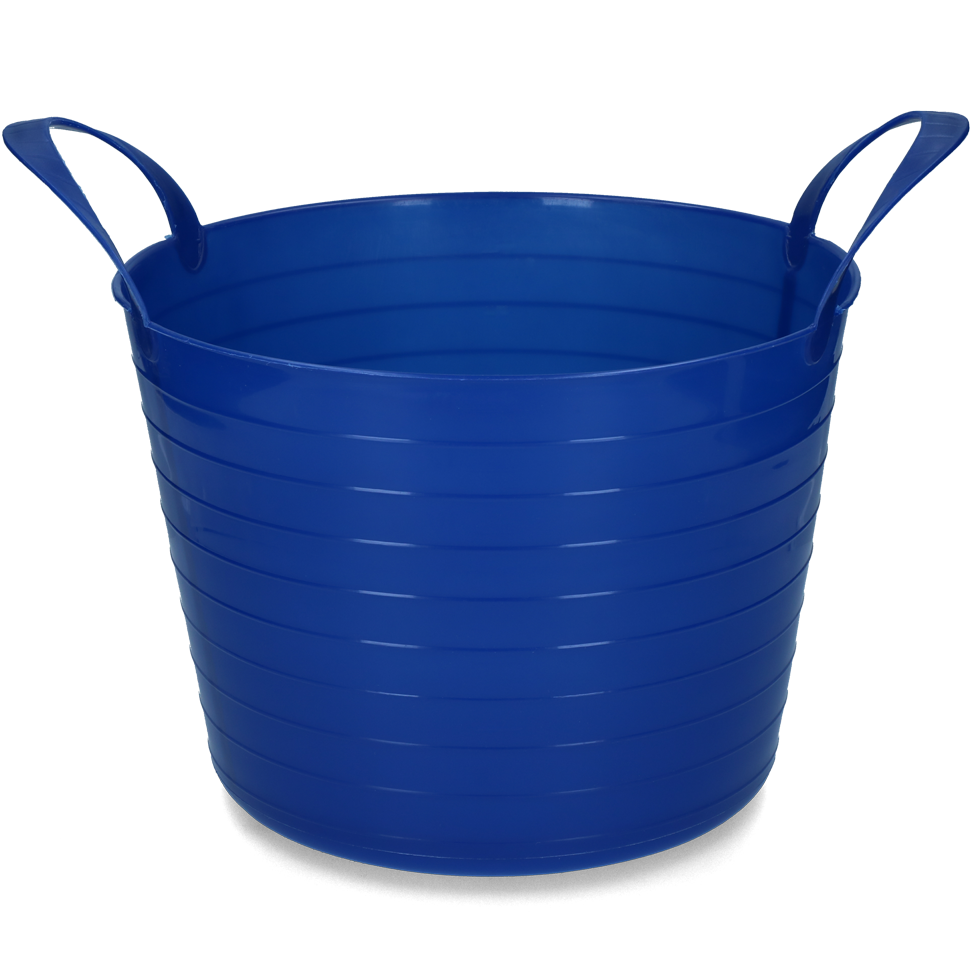 bucket V Trug flexi blue 40 l stable livestock feeding drinking technology feeding bowls