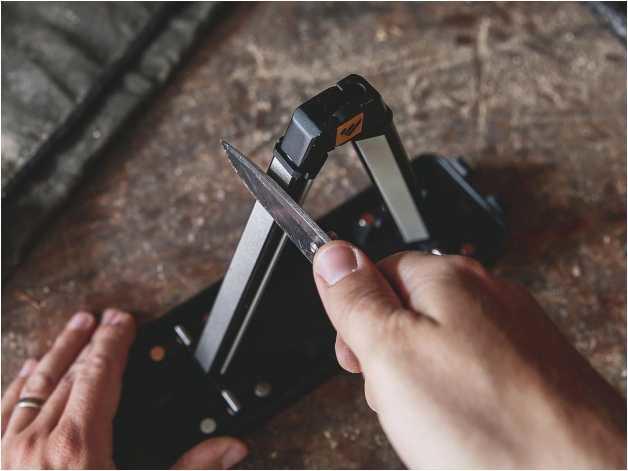 Angle Set knife sharpener