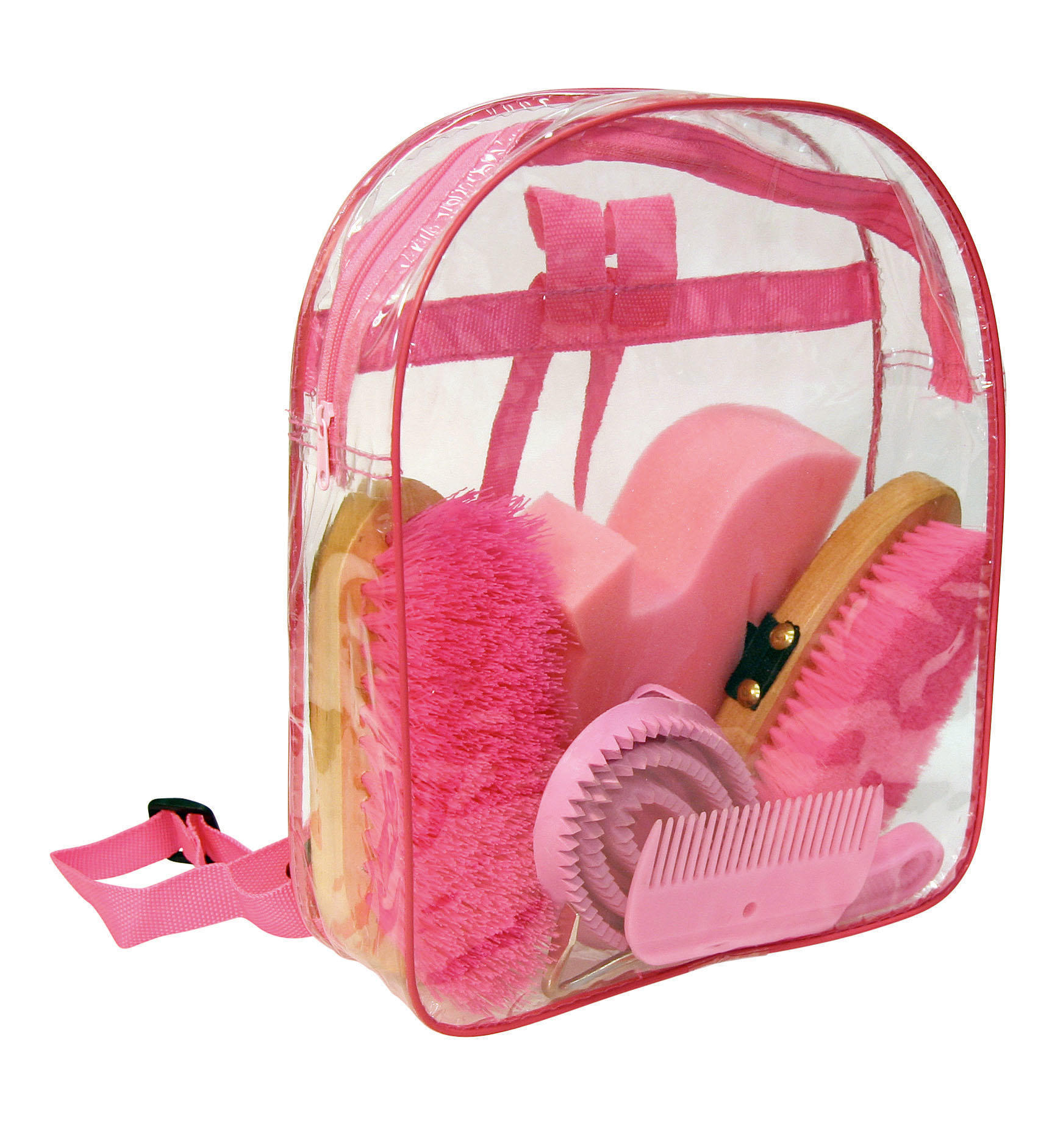 Horse care kit in backpack