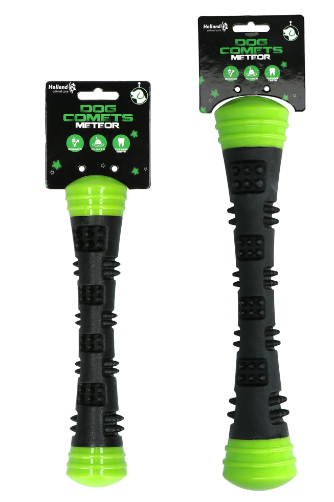 Meteor drumstick green S dog toy