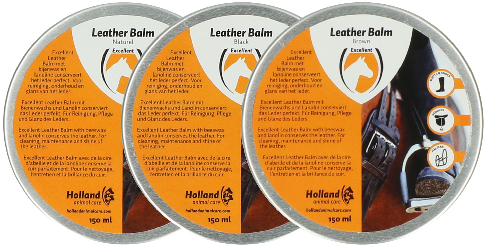 Lui leather and saddle balm