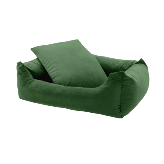 Velour dog bed L