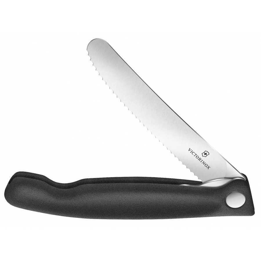 Swiss Classic serrated knife 6.7833.FB , folding black