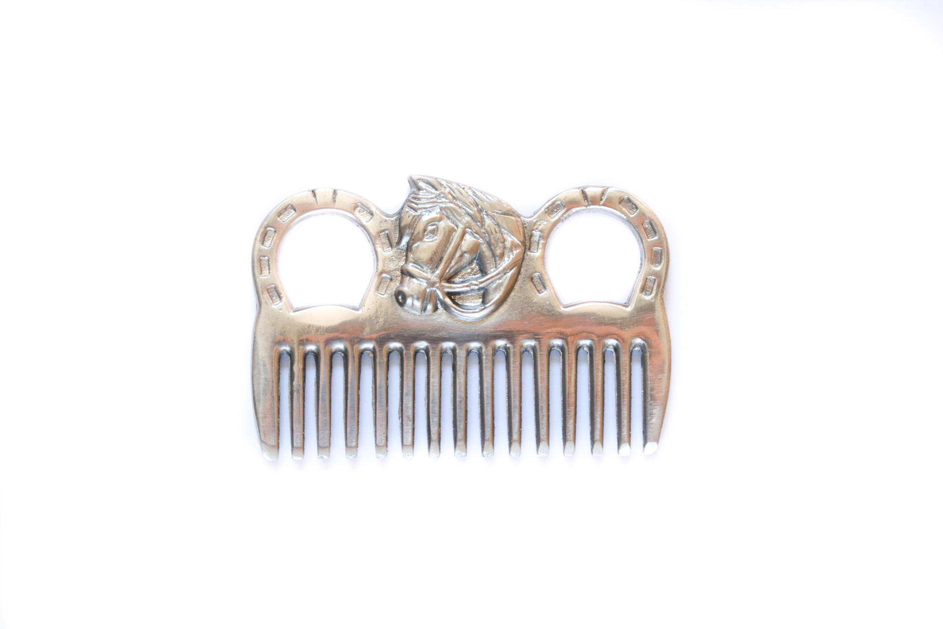 Horse comb with handle
