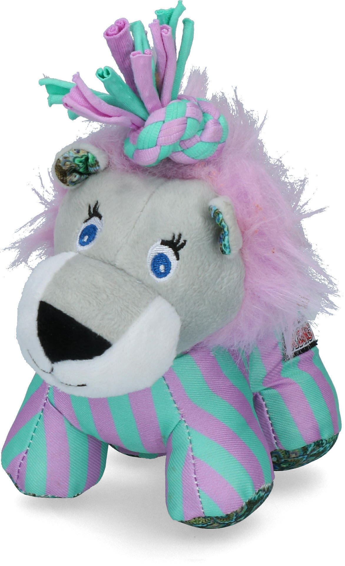 Knots carnival lion in durable material S M dog toy