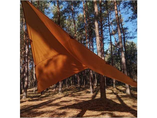 tarp 3 m x 3 m coyote