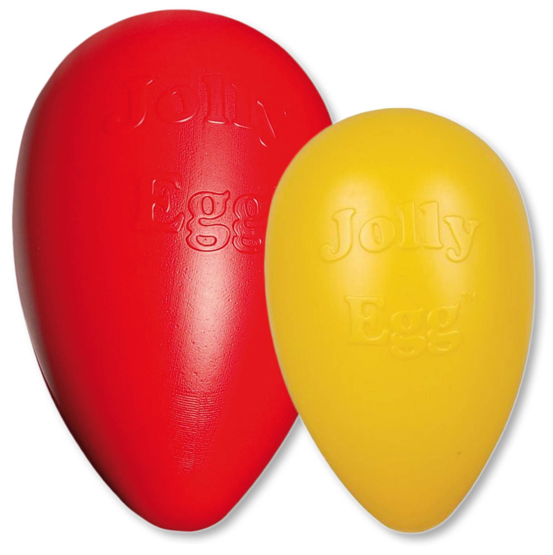 egg-shaped 20 cm yellow dog toy