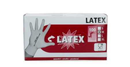 Latex gloves M (7-8)