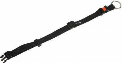 Dog collar ziggi black 4x55 from 75 cm basic collar
