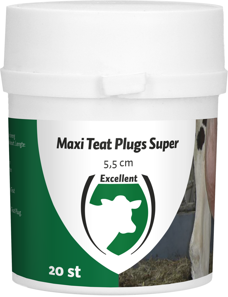Maxi udder plugs 5,5 cm (super), cattle, udder care, wound care