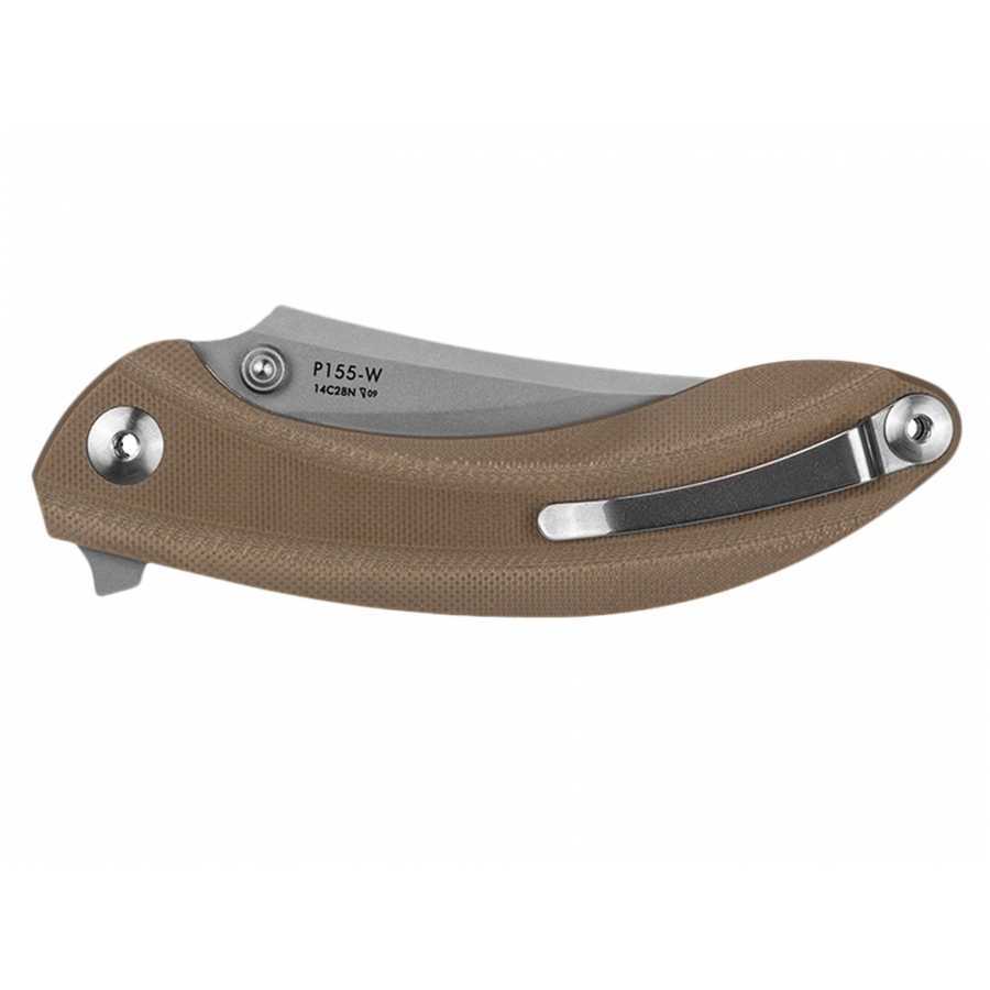 P155-W folding knife sand-coloured