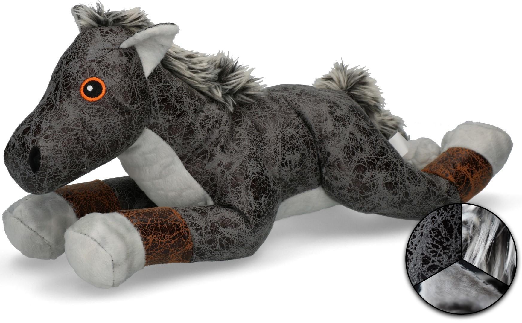 Soft material horse grey dog toy