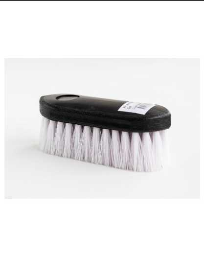 1694 Luxury hard hair brush raspberry/colourless 3 pieces Horse care