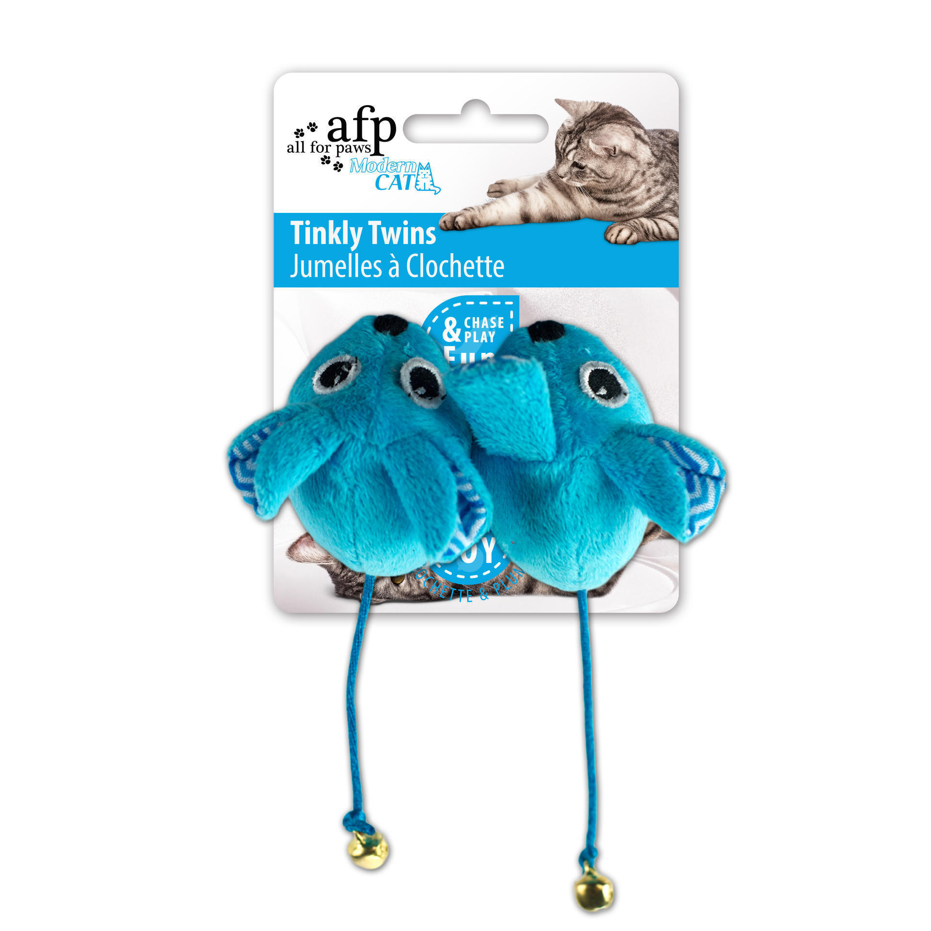 Modern Cat - Tinkly Mouse Twins cat toy