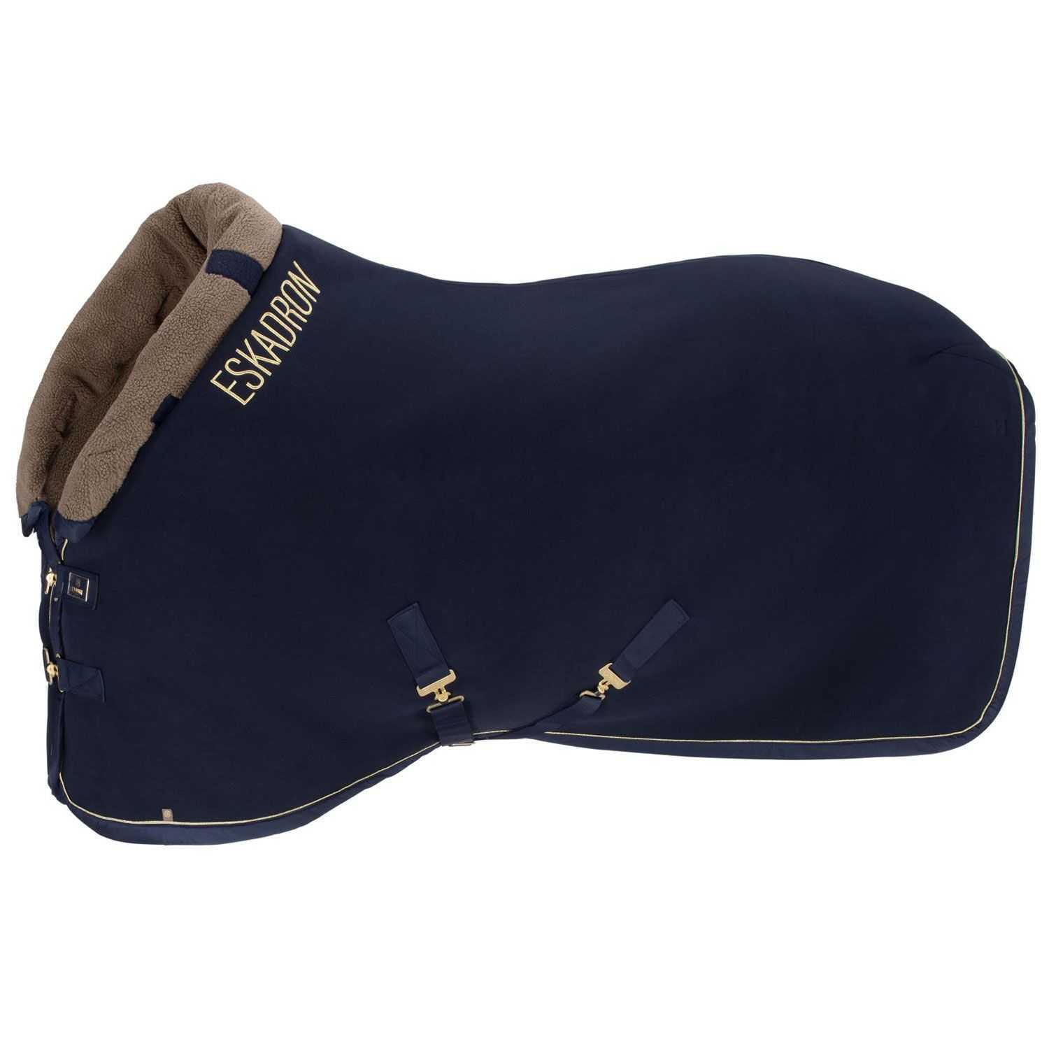 Polarfleece horse rug with neck