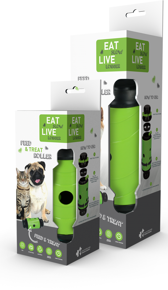 Slow feeding toy for dog and cat