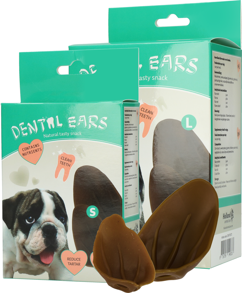 Dental ears for dogs 12pcs
