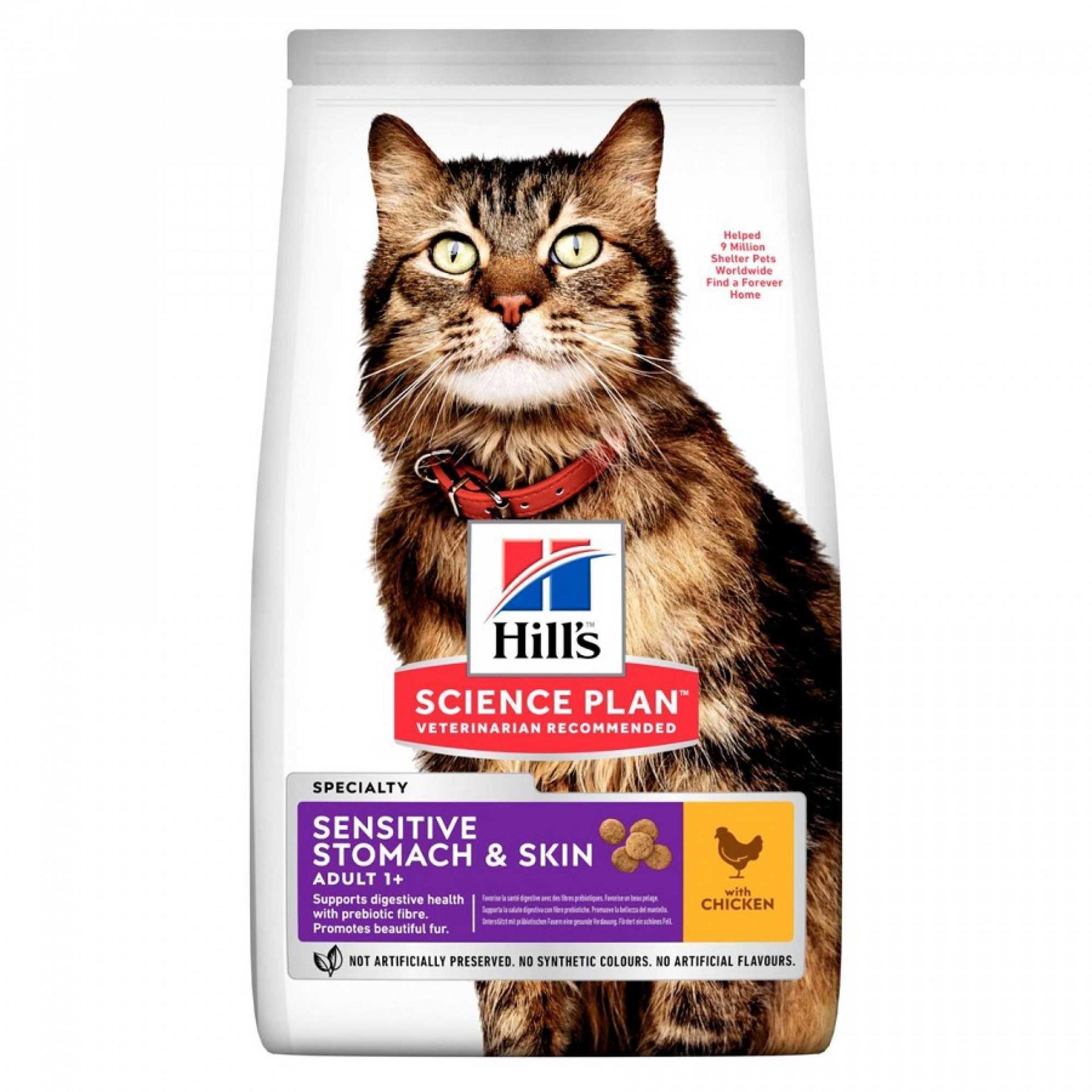 SP FELINE ADULT SEN SKIN CHICKEN 7 KG dry cat food