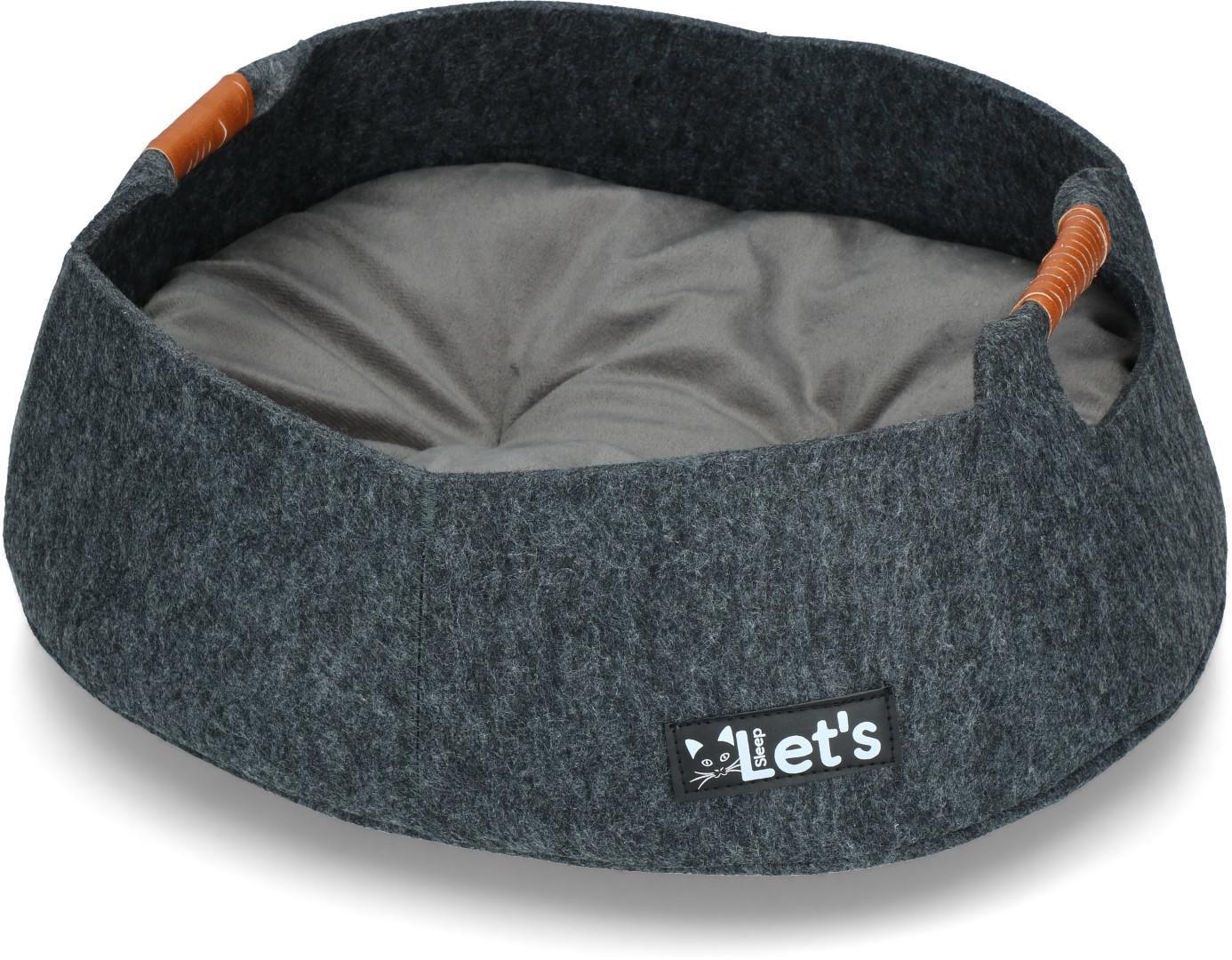 Resting basket cat, anthracite, cat bed