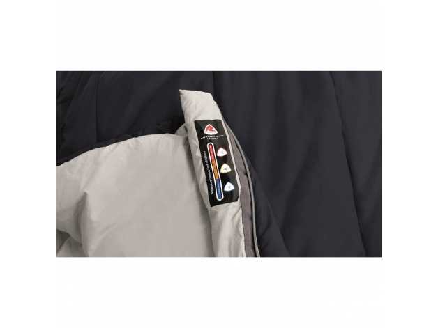 Moraine sleeping bag for left-handed people