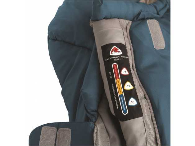 Spire I hiking sleeping bag for left-handers
