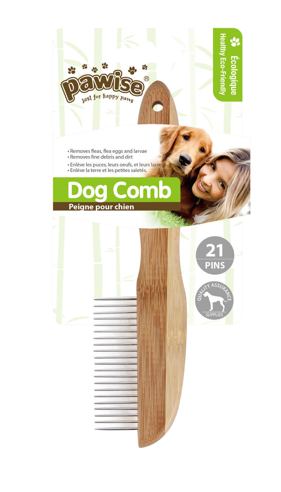 Wooden handle bolt comb (21tooth)