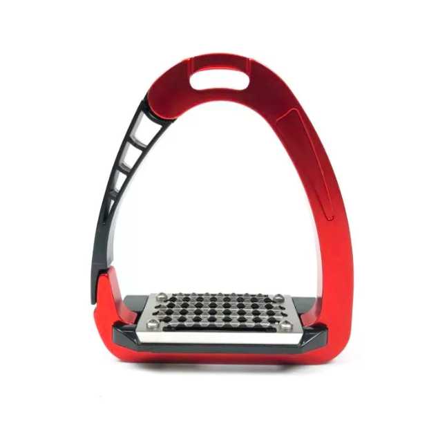 Arena Alupro Safety Stirrups red
