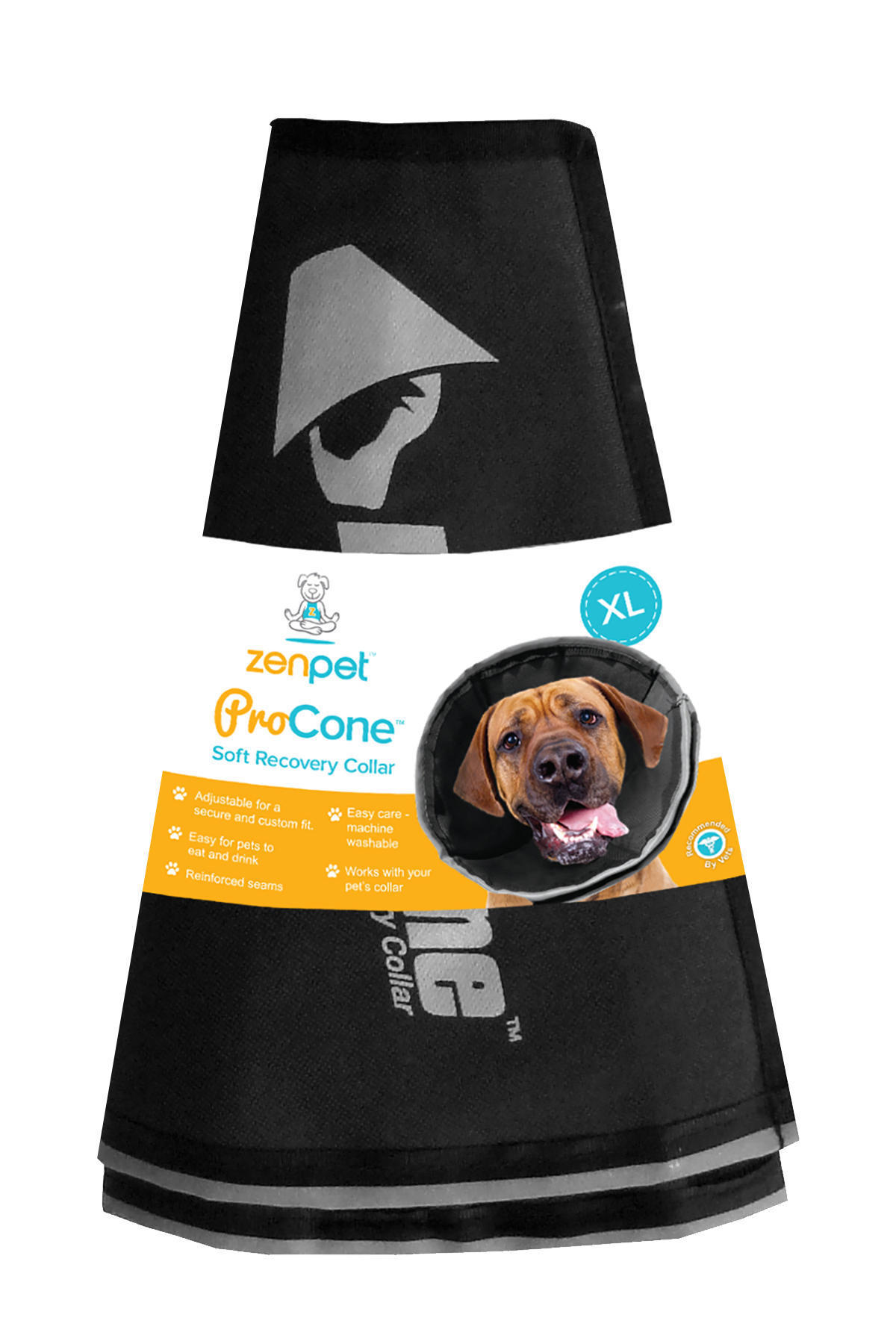 Dog Velcro protective collar XL