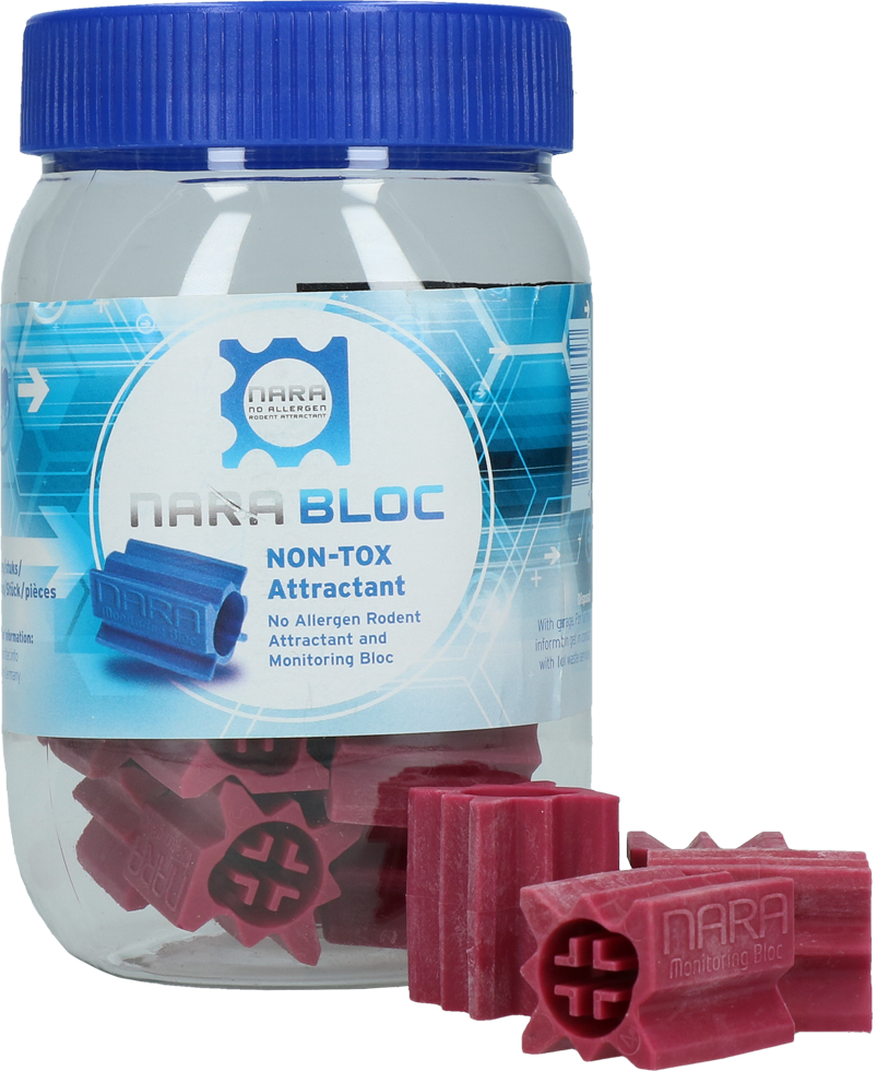 NARA Bloc meat flavor bait 20 pcs barn livestock pest control traps