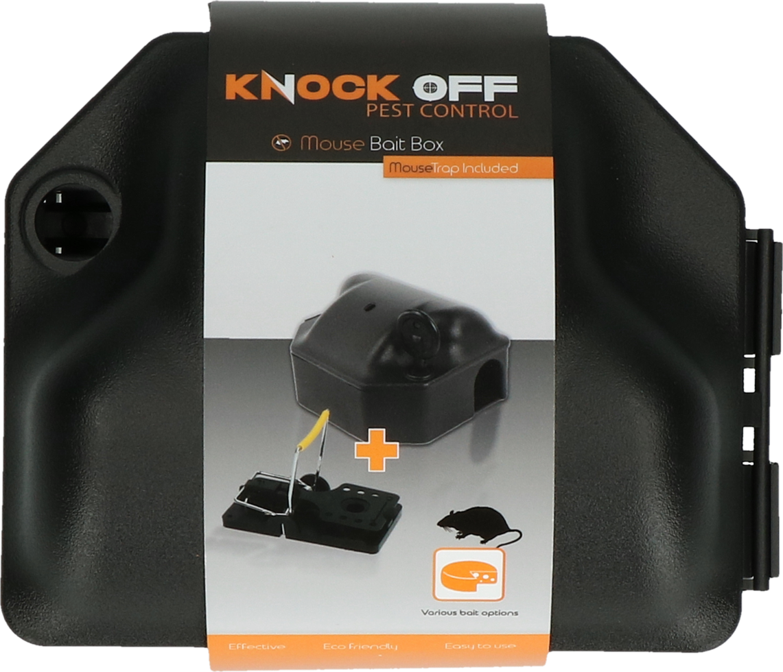 mouse bait box with trap with key shed for livestock pest control traps