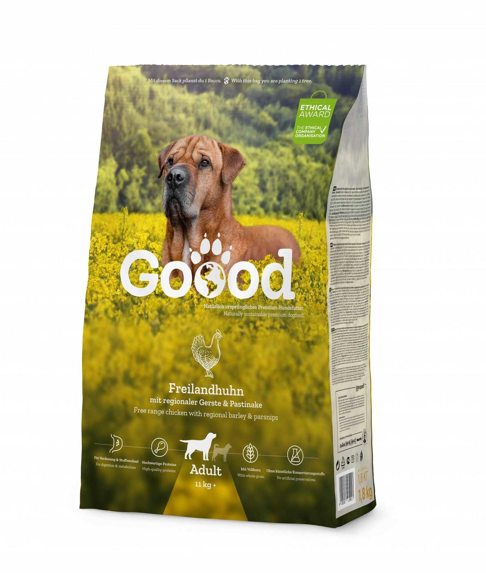 1,8 kg dry dog food