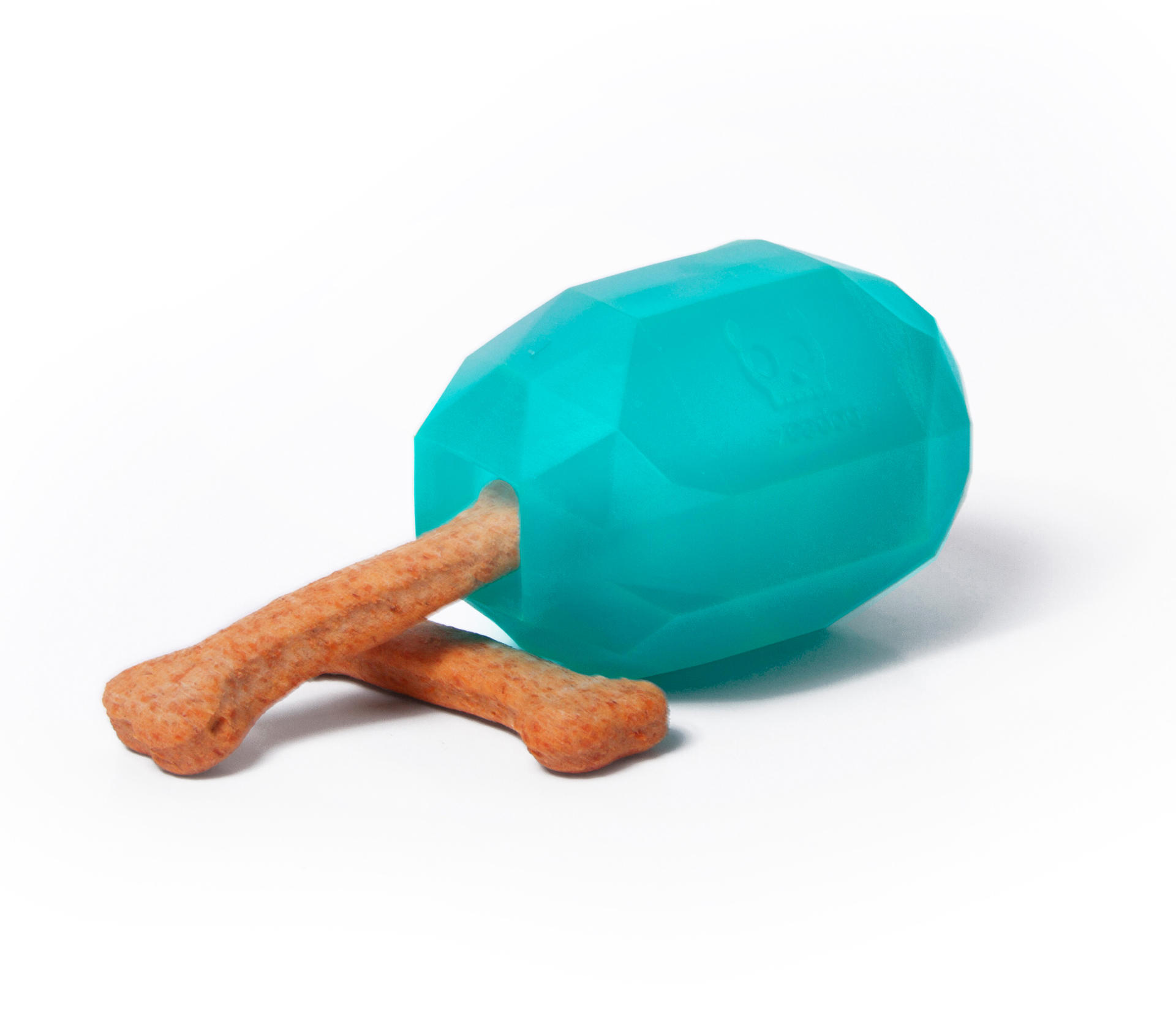 Kiwi shaped dog toy chew toy