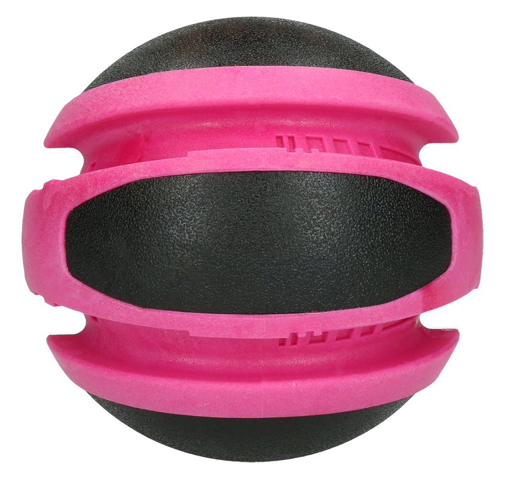Pink Jupiter dog ball