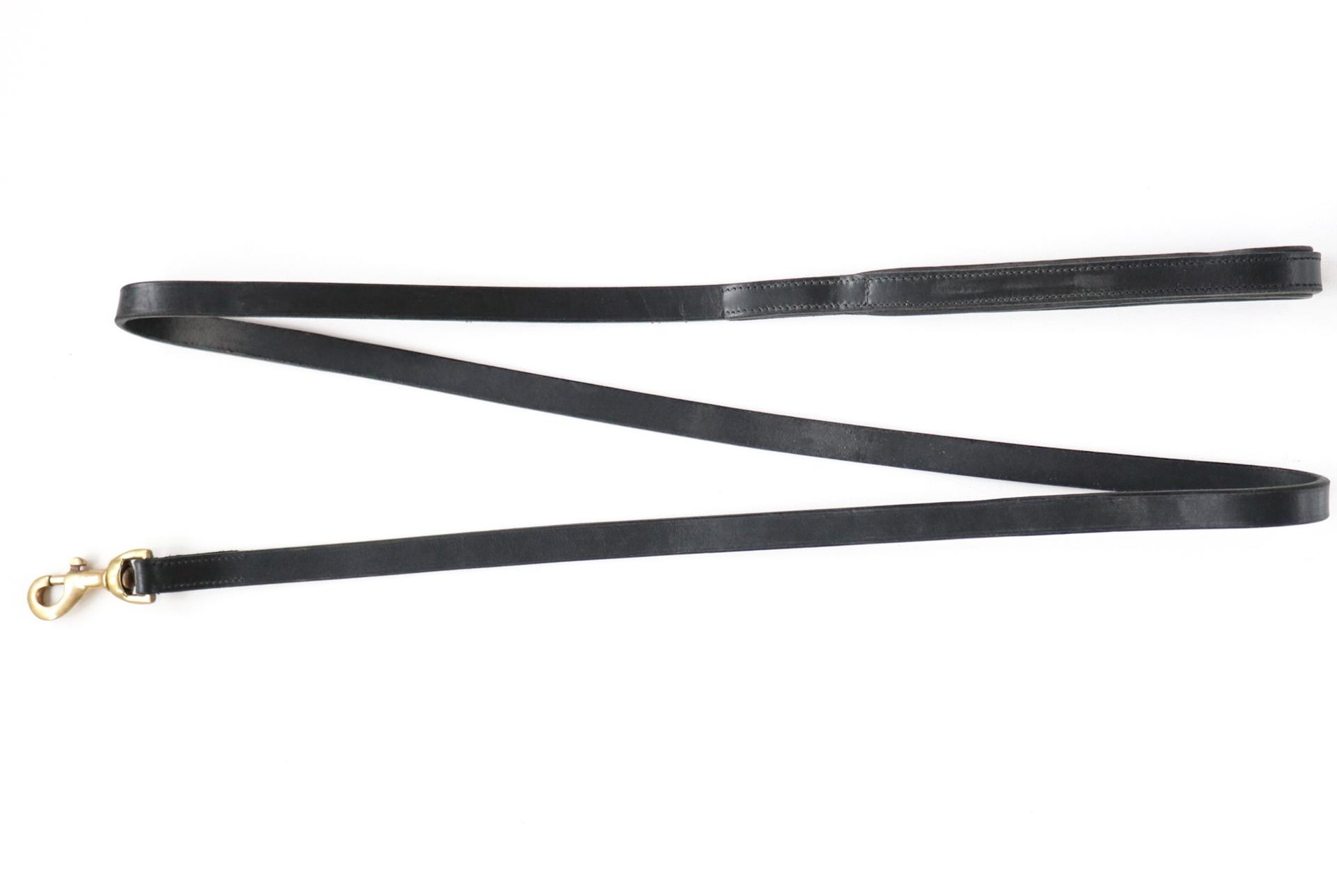 012 Leather dog leash brown 180cm special