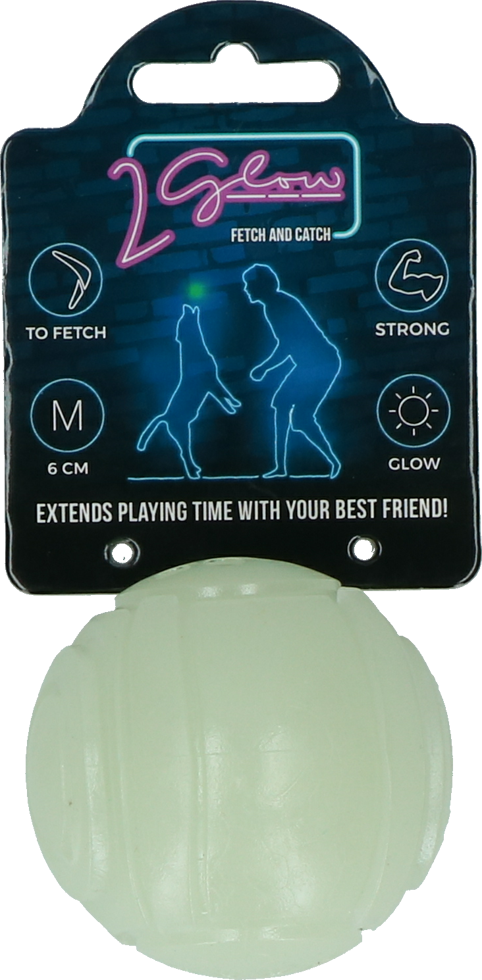 Glow in the dark dog ball