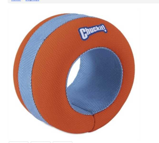 Amphibious roller dog toy